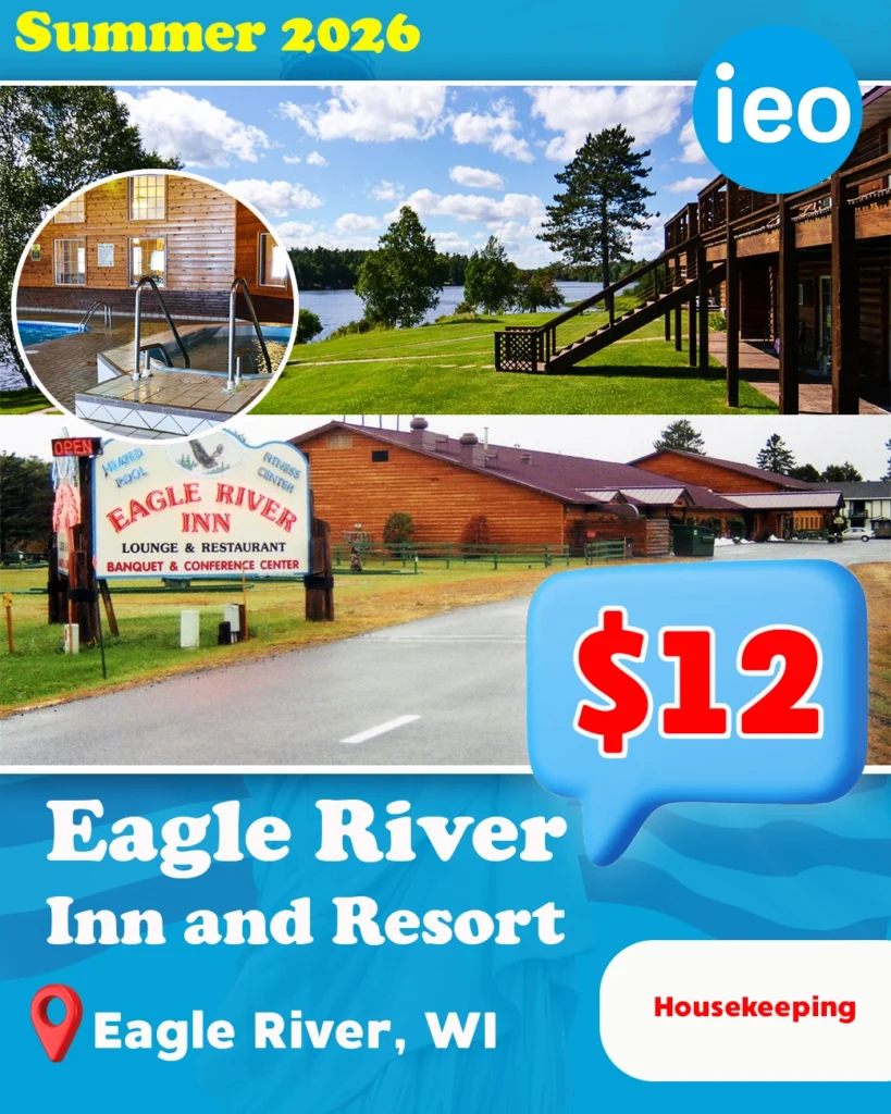 Eagles Fly Inn Eagle River Inn and Resort - IEO WORK TRAVEL – WORK AND TRAVEL USA